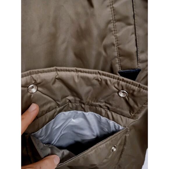 Fingerhut Arctic Parka Jacket Men's L Brown Hood Thermal Pockets Winter Gorpcore - Picture 8 of 16